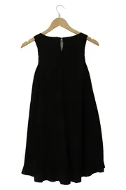 Vorschaubild 2 von Damen Freizeitkleid Gr. 38/M Schwarz Elegant Ärmellos