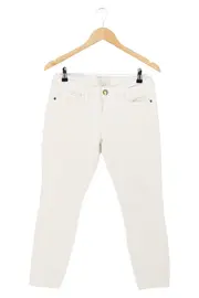 Vorschaubild 1 von Current Elliot Damen Jeans Straight Leg Weiß Casual Vintage