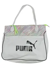 Vorschaubild 1 von Damen Handtasche Shopper Weiß Bunt Streifen Logo Sporttasche