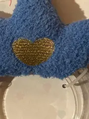 Vorschaubild 3 von Baby Rassel Charmant Kunststoff Stoff Blau Herz ab 4 Monate