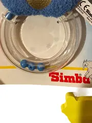 Vorschaubild 2 von Baby Rassel Charmant Kunststoff Stoff Blau Herz ab 4 Monate