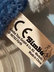 Vorschaubild 5 von Baby Rassel Charmant Kunststoff Stoff Blau Herz ab 4 Monate