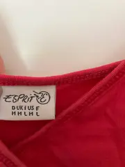 Vorschaubild 3 von Damen Top Shirt Rot Gr. 40/L Baumwolle Casual