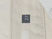 Vorschaubild 4 von Mom Jeans Damen Gr. 36/S Beige Baumwolle Casual Fransen