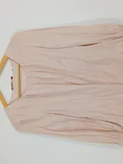 Vorschaubild 2 von Damen Bluse Langarm Rosa Gr. XS 34 Viskose Feminin