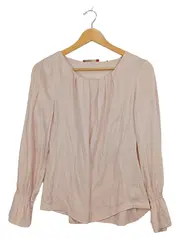 Vorschaubild 1 von Damen Bluse Langarm Rosa Gr. XS 34 Viskose Feminin