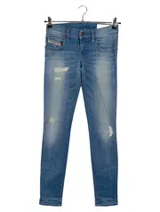 Vorschaubild 1 von Jeans Damen Skinny Fit Blau Größe 27x32