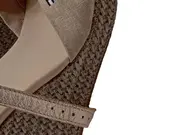 Vorschaubild 3 von Damen Wedges Sandalen Gr. 40 Beige Feminin