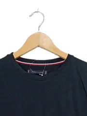 Vorschaubild 3 von Herren T-Shirt Schwarz Gr. M Basic Logo Baumwolle