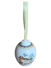 Vorschaubild 1 von Osterei Ole Winther 1996 Porzellan Dekoanhänger Vogel