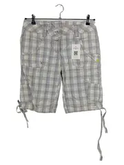 Vorschaubild 1 von Sports Damen Bermuda Shorts kariert Gr. S/36 grau Baumwolle