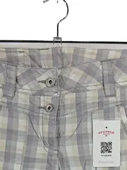 Vorschaubild 4 von Sports Damen Bermuda Shorts kariert Gr. S/36 grau Baumwolle