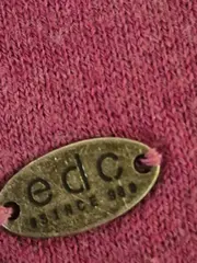 Vorschaubild 6 von edc Damen Pullover Lila Pailletten Schriftzug Langarm Gr. XXL