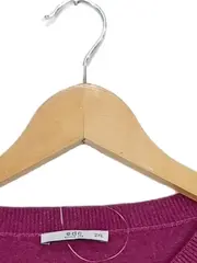 Vorschaubild 4 von edc Damen Pullover Lila Pailletten Schriftzug Langarm Gr. XXL