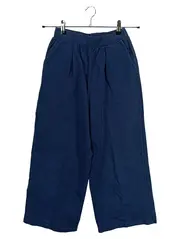 Vorschaubild 1 von Benetton Damen Culotte Stoffhose Blau XS W24 Weites Bein Baumwolle