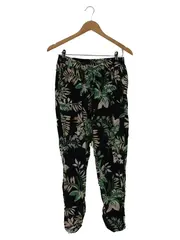 Vorschaubild 1 von Kinder Stoffhose Gr. 164 Mehrfarbig Tropisch Floral Casual