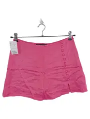 Vorschaubild 1 von Damen Shorts Pink Gr. M Casual mit Zierknöpfen
