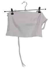 Vorschaubild 1 von Damen Bustier Top Lila Schnürung Rückenfrei Gr. S Baumwolle