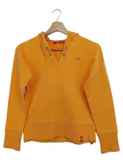 Vorschaubild 1 von edc Damen Kapuzenpullover Gr. 40/L Gelb Casual Hoodie