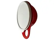 Vorschaubild 1 von Rührschüssel Rot Kunststoff Uni 15 cm mit Logo