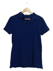 Vorschaubild 1 von Herren Poloshirt Gr. S Blau Kurzarm 100% Baumwolle Casual