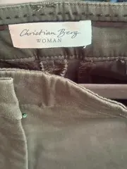 Vorschaubild 4 von Stoffhose Damen Gr. 36 Oliv Klassisch Business Hose