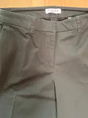 Vorschaubild 2 von Stoffhose Damen Gr. 36 Oliv Klassisch Business Hose