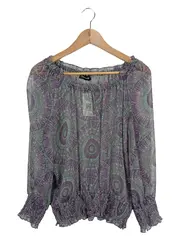 Vorschaubild 1 von Taifun Bluse Damen Langarm Grafisch Mehrfarbig Gr. 40/L