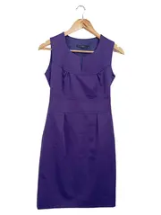 Vorschaubild 1 von Businesskleid Damen Gr. 34/XS Lila Elegant Büro
