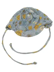 Vorschaubild 1 von Baby Sonnenhut Mütze Tiermotiv Löwe Blau Bindebänder