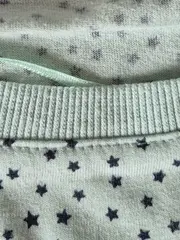 Vorschaubild 3 von Damen Shirt Kurzarm Gr. 40/L Grün Sterne Casual