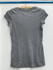 Vorschaubild 2 von Damen T-Shirt Rock N Roll Night Long Grau Gr. 38/M Casual