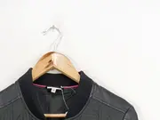 Vorschaubild 5 von Stop+Go Bomberjacke Mädchen Gr. 176 Schwarz Gesteppt Kunstleder