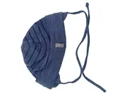 Vorschaubild 2 von Babymütze Bindemütze Blau Gestreift Gr. 45 (6-9 Monate)