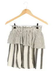 Vorschaubild 1 von DEVOTION Faltenrock Damen 36/S Mehrfarbig Gestreift Casual Minirock