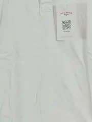 Vorschaubild 3 von Kinder Poloshirt Gr. 116 Weiß Kurzarm Klassisch Baumwolle