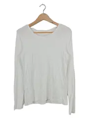 Vorschaubild 1 von Damen Langarmshirt Weiß Einheitsgröße Casual Basic Top