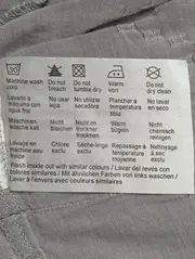 Vorschaubild 5 von Bluse Damen Gr. 36/S Grau Baumwolle Klassisch Elegant Kurzarm