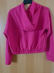 Vorschaubild 2 von Damen Kapuzenpullover Gr. M Pink Sportlich Logo-Print