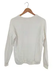 Vorschaubild 2 von Pullover Damen Gr. 36/S Weiß Casual Logo-Print Sweatshirt