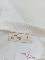 Vorschaubild 3 von Pullover Damen Gr. 36/S Weiß Casual Logo-Print Sweatshirt