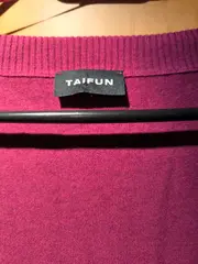 Vorschaubild 3 von TAIFUN Strickjacke Damen Gr. 44 Pink Baumwolle Wolle Kaschmir Bolero