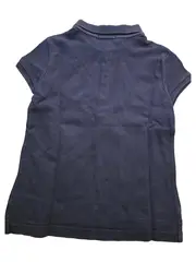 Vorschaubild 7 von Kinder Poloshirt Gr. 122 Blau Baumwolle Preppy Kurzarm