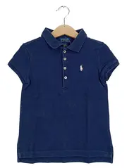 Vorschaubild 1 von Kinder Poloshirt Gr. 122 Blau Baumwolle Preppy Kurzarm