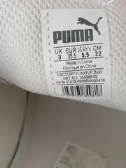 Vorschaubild 4 von Damen Sneaker low weiß Gr. 35.5 Logo Streetwear Sportlich Freizeit