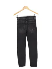 Vorschaubild 2 von Damen Jeans Slim Fit Grau Gr. 34 W26 Baumwolle Casual