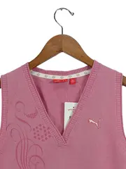 Vorschaubild 6 von Damen Pullunder Strickweste Rosa Gr. 36/S Sportlich