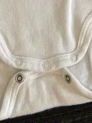 Vorschaubild 4 von Baby Body Kurzarm Gr. 62 Weiß Baumwolle