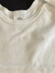 Vorschaubild 3 von Baby Body Kurzarm Gr. 62 Weiß Baumwolle