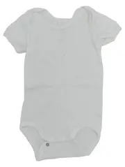 Vorschaubild 1 von Baby Body Kurzarm Gr. 62 Weiß Baumwolle